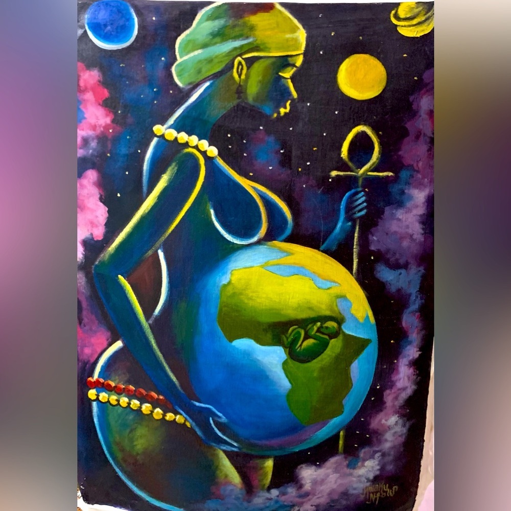 Hand Painting - Mama Africa